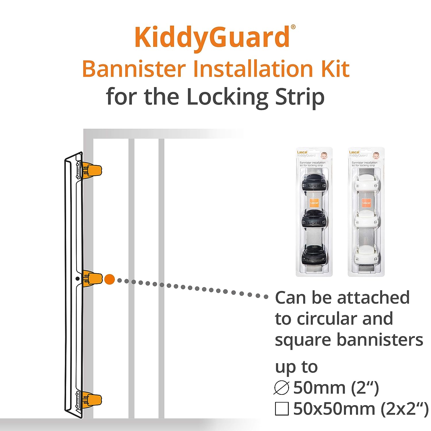 lascal-kiddyguard-gel-nder-kit-schlossleiste-wei-avant-accent image 3