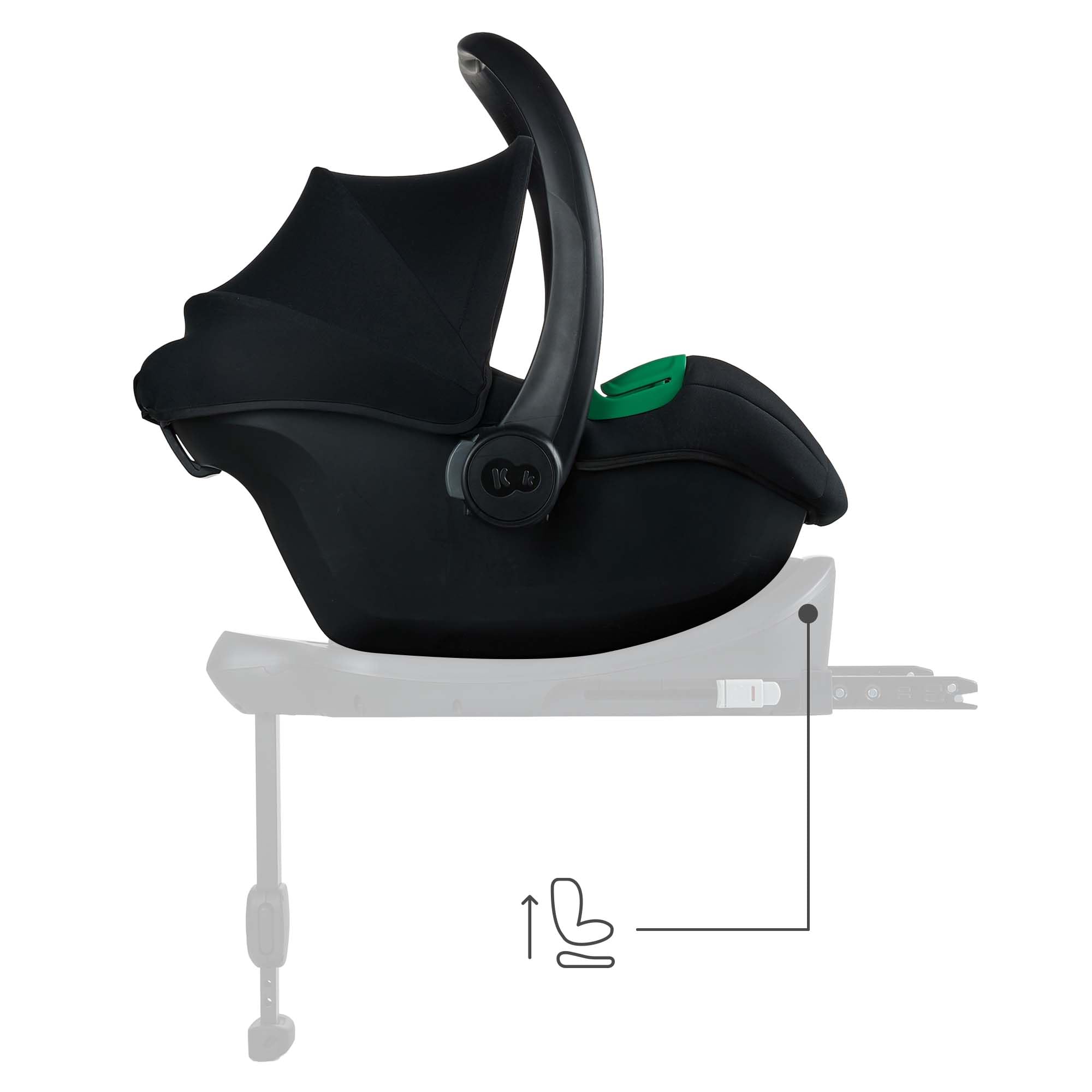 kinderkraft-mink-pro-2-babyschale-40-87-cm-schwarz-3-2-kg image 3