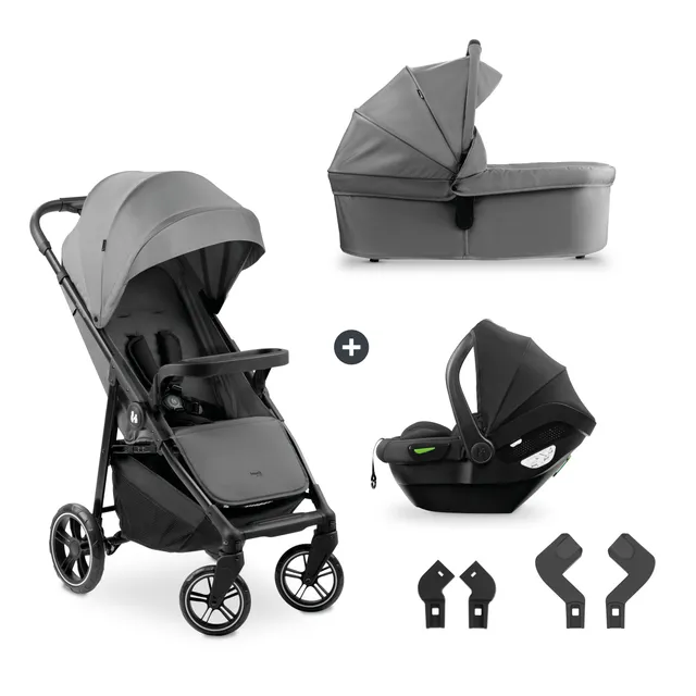 hauck-rapid-shop-n-care-trio-set-kinderwagen-grey-3-in-1 image 1