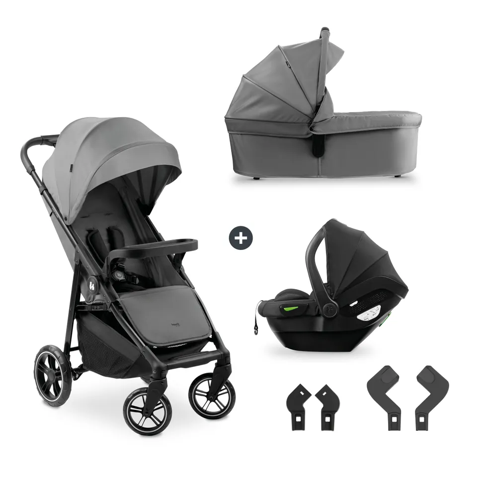 hauck-rapid-shop-n-care-trio-set-kinderwagen-grey-3-in-1 image 1