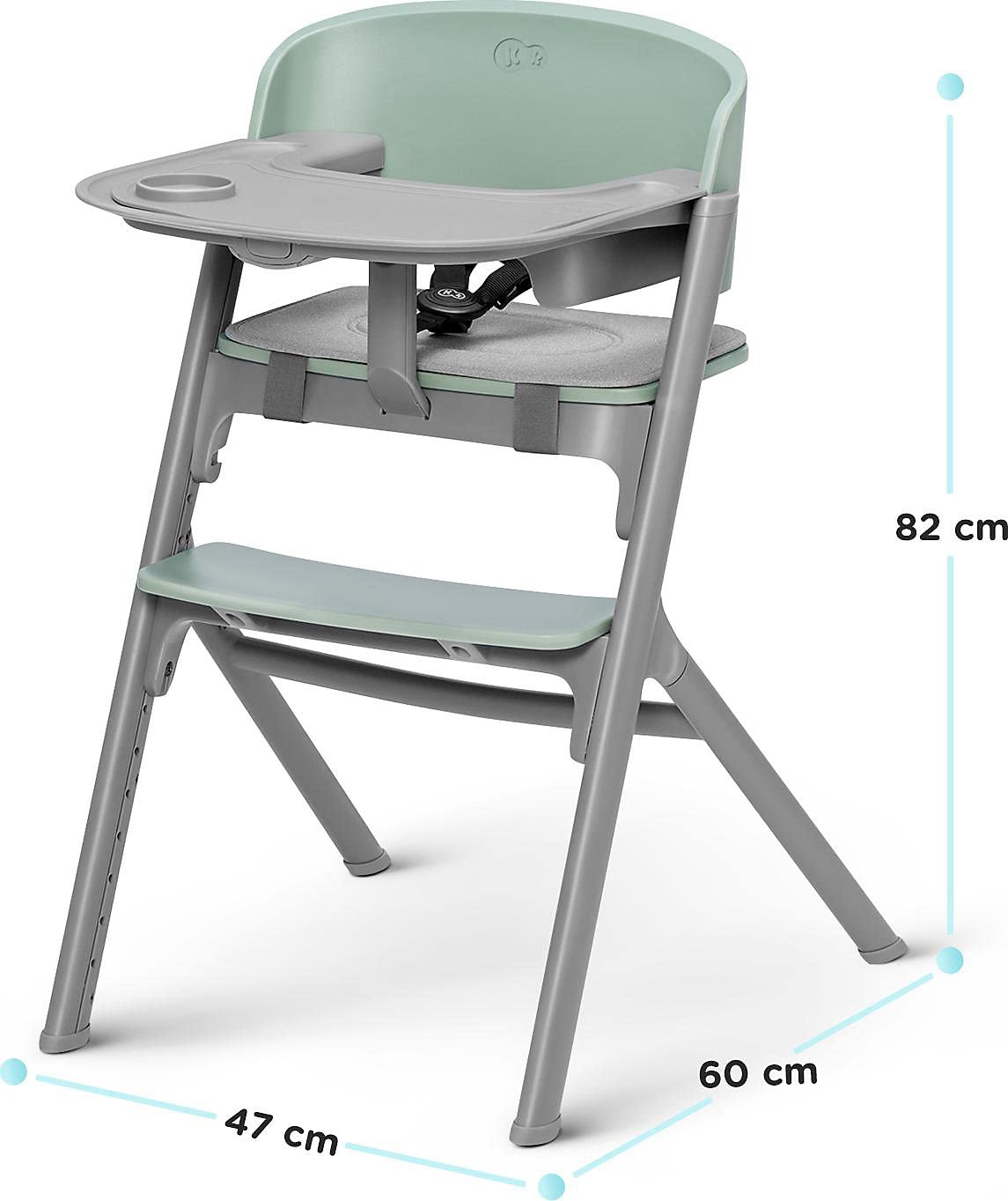kinderkraft-livy-hochstuhl-gr-n-bis-110-kg-mit-babyliege image 5