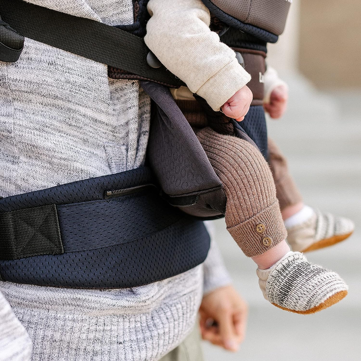 lascal-m1-carrier-babytrage-grau-ergonomisch-atmungsaktiv image 5