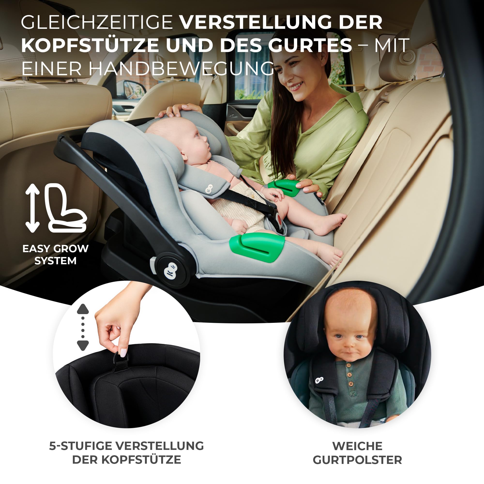 kinderkraft-mink-pro-babyschale-40-75-cm-schwarz-mit-isofix-basis image 7