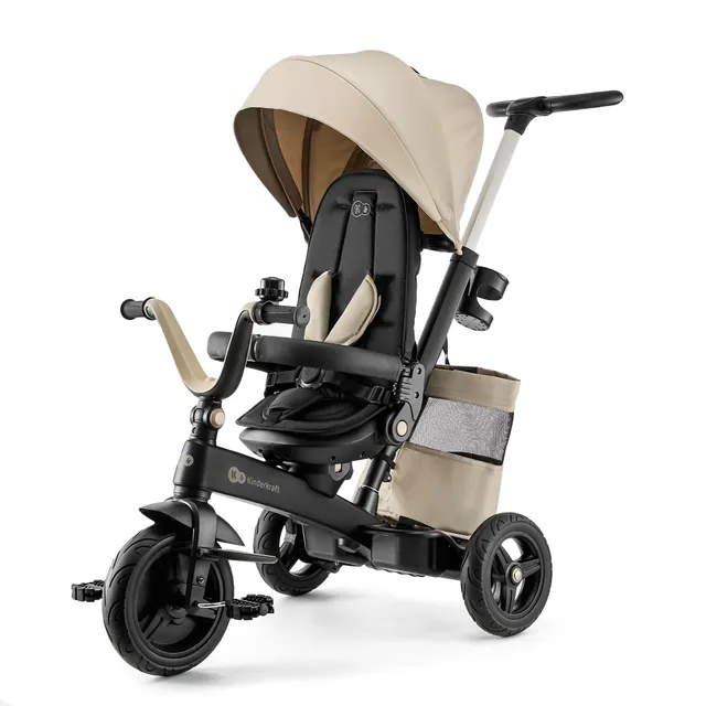 kinderkraft-easytwist-kinderdreirad-beige-360-grad-ab-9-monate image 1