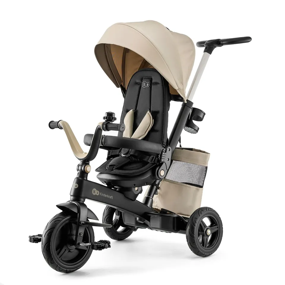 kinderkraft-easytwist-kinderdreirad-beige-360-grad-ab-9-monate image 1