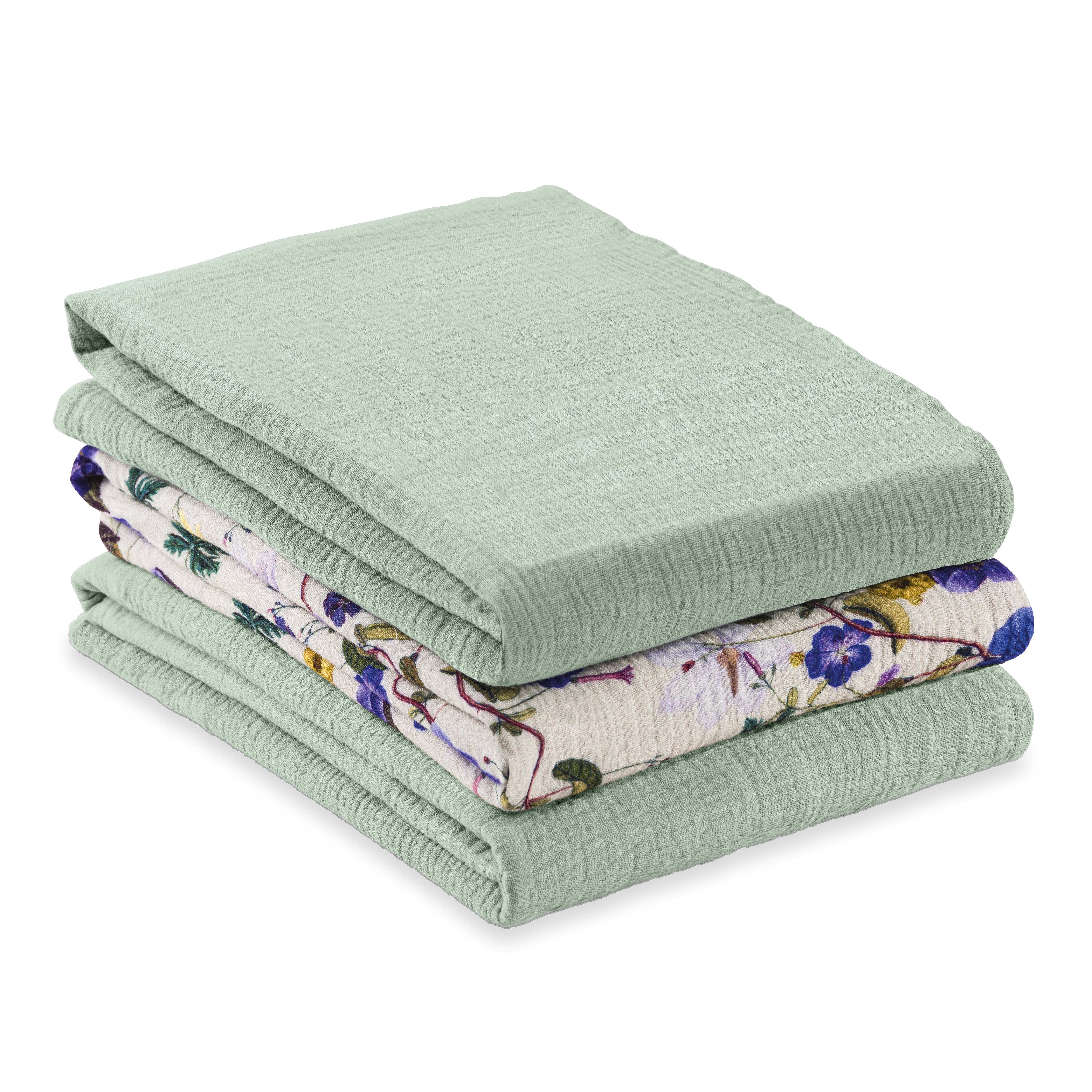 hauck-sleep-n-play-cuddle-n-clean-mulltuch-3er-set-honey-mint-leo image 5