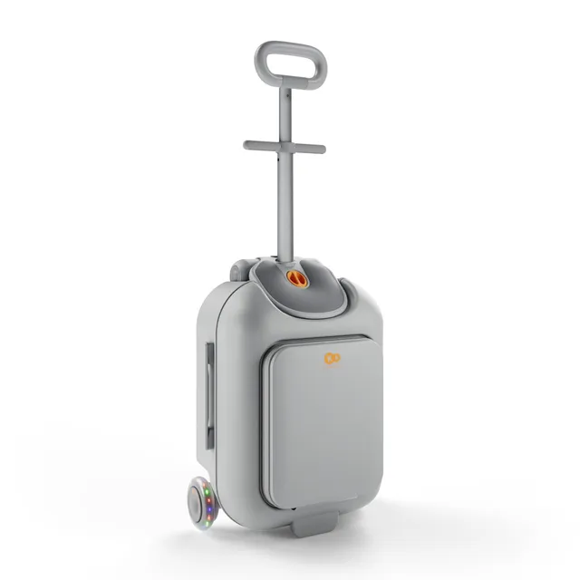 kinderkraft-cabby-kinderkoffer-mit-sitz-grau-20-l image 1