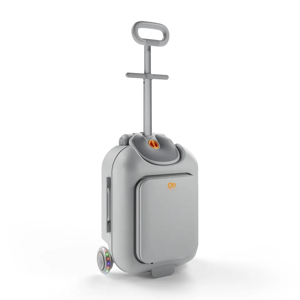 kinderkraft-cabby-kinderkoffer-mit-sitz-grau-20-l image 1