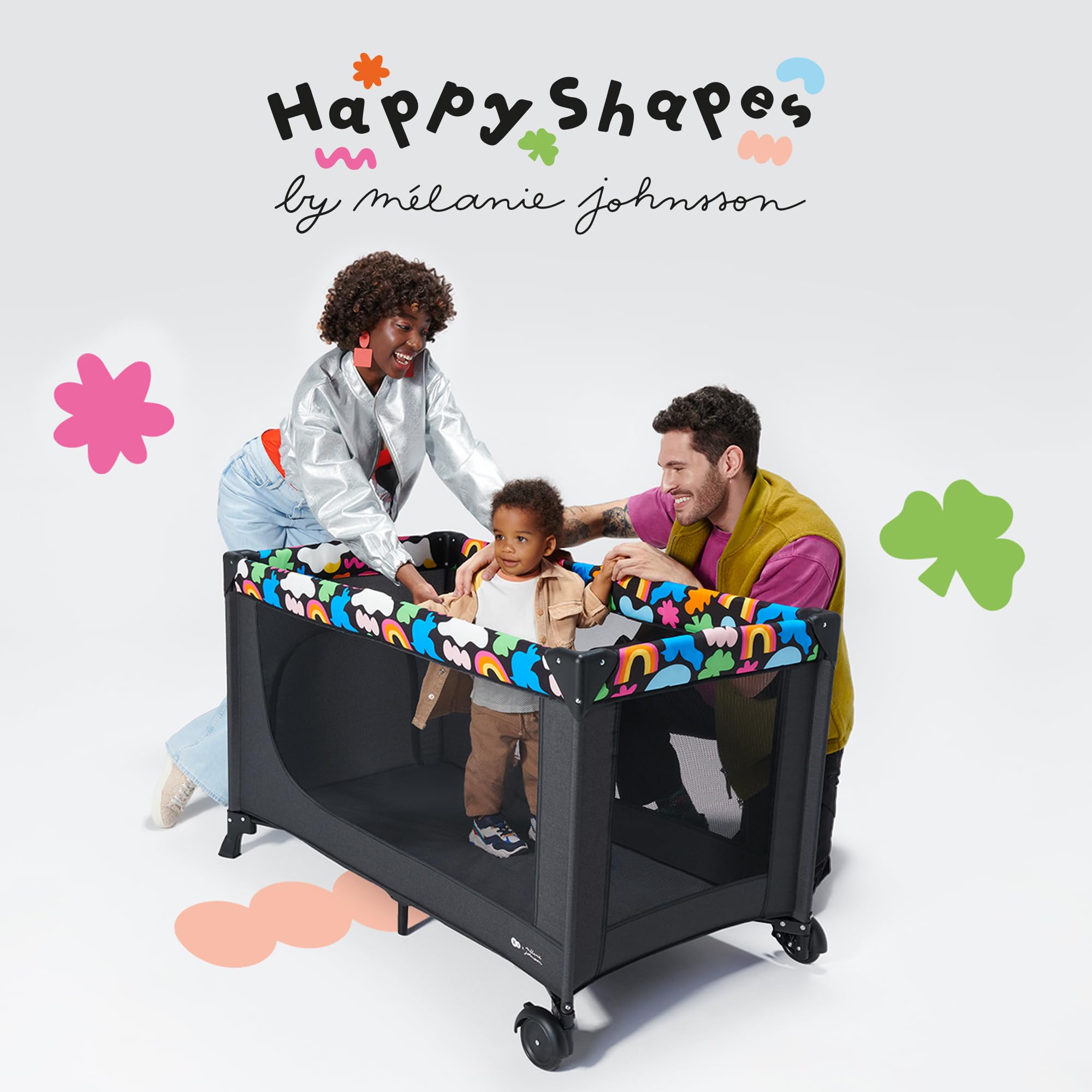 kinderkraft-joy-2-reisebett-happy-shapes-2-in-1 image 8