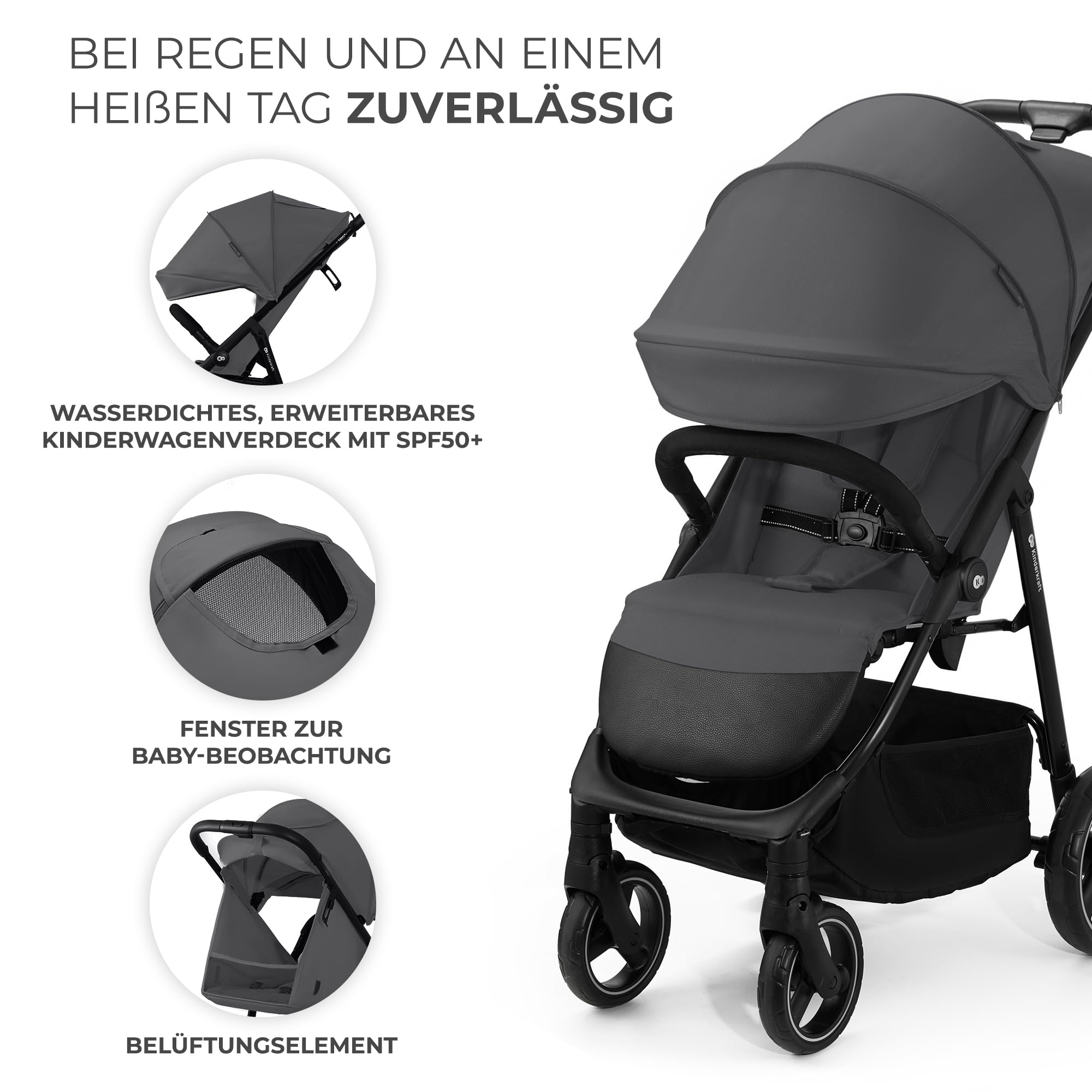 kinderkraft-trig-3-buggy-grau-mit-liegeposition-bis-25-kg image 5