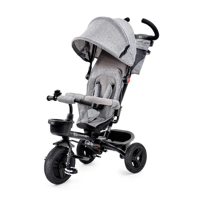 kinderkraft-aveo-dreirad-6-in-1-grau-gummir-der-ab-9-monate image 1