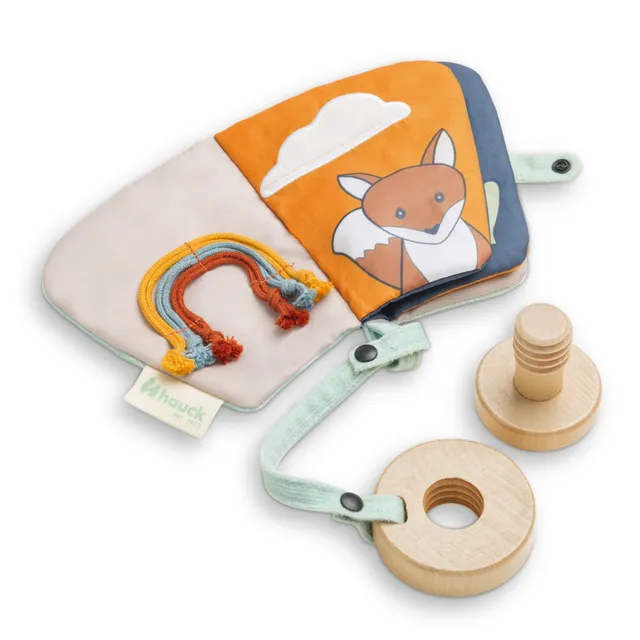 hauck-watch-me-play-reading-s-babybuch-animals-f-r-hochstuhl image 1
