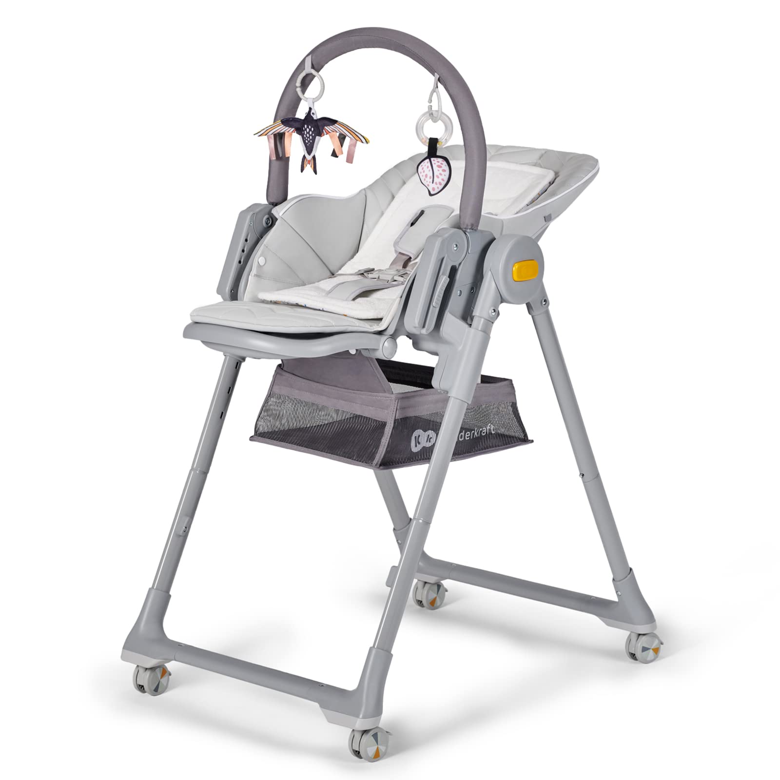 kinderkraft-lastree-hochstuhl-grau-mit-liegefunktion image 3