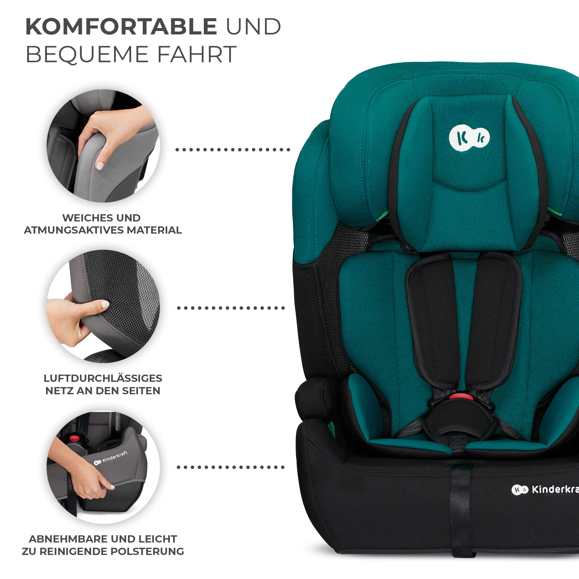 kinderkraft-comfort-up-i-size-autokindersitz-gr-n-76-150 image 8