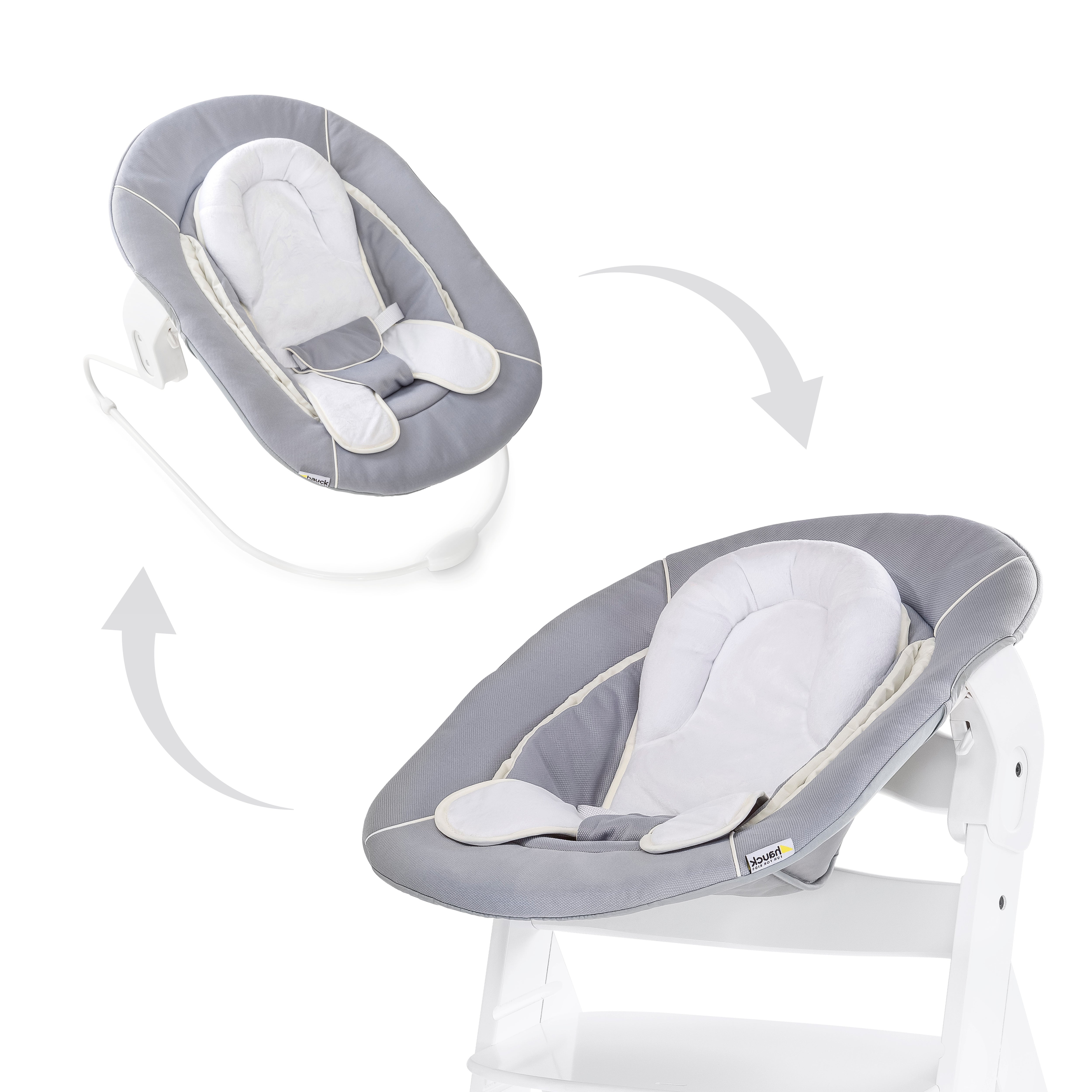 hauck-alpha-bouncer-2in1-babywippe-stretch-beige-neugeborene image 3