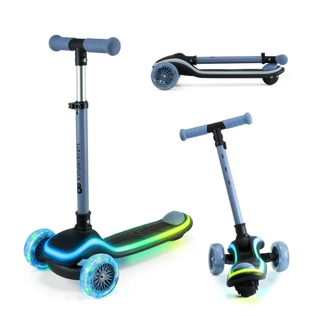 kinderkraft-raket-scooter-roller-mit-led-r-dern-h-henverstellbar image 1