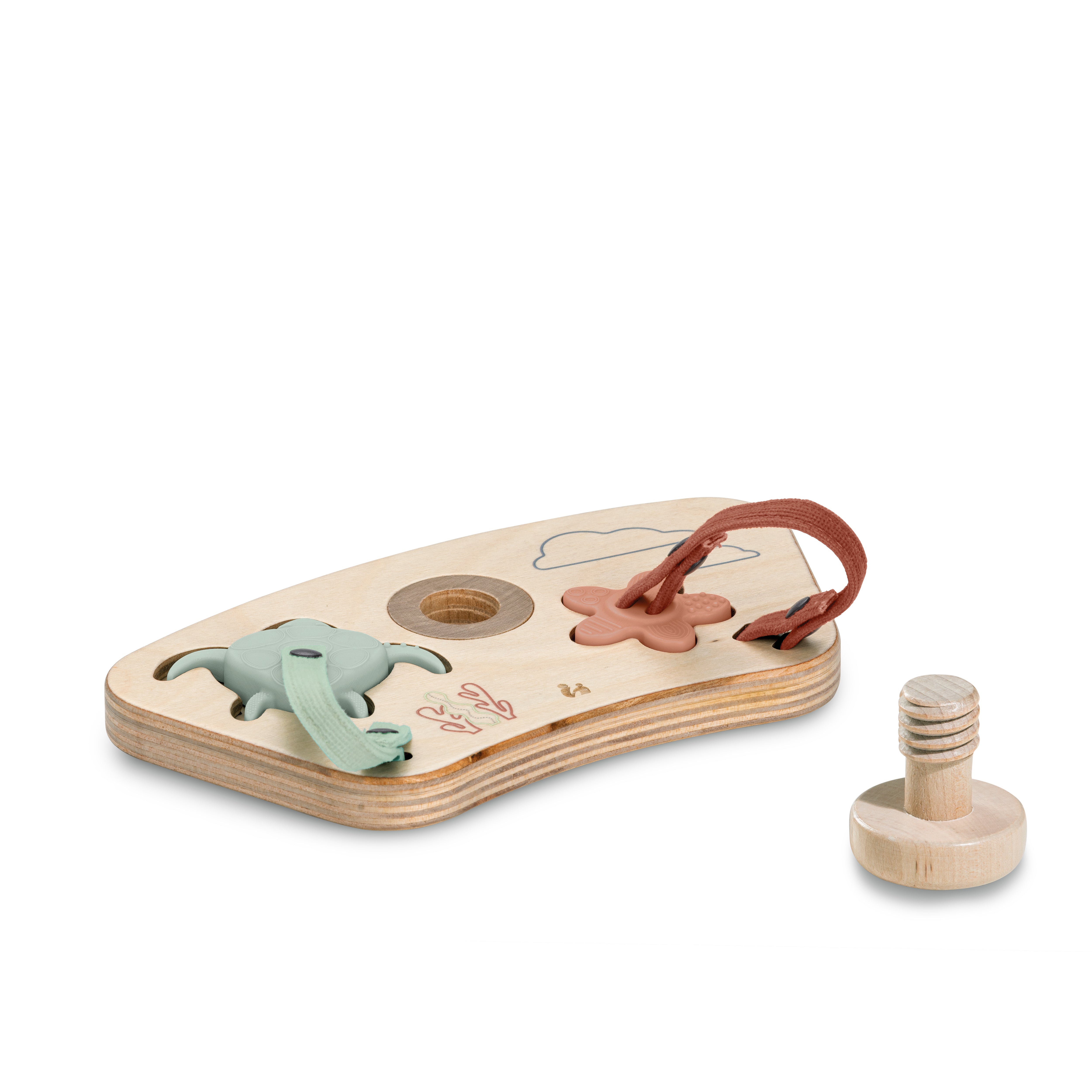 hauck-watch-me-play-puzzling-s-puzzle-turtle-flower image 1