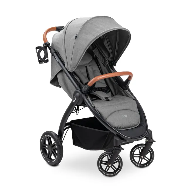 hauck-uptown-buggy-black-melange-grey-liegebuggy-22-kg image 1