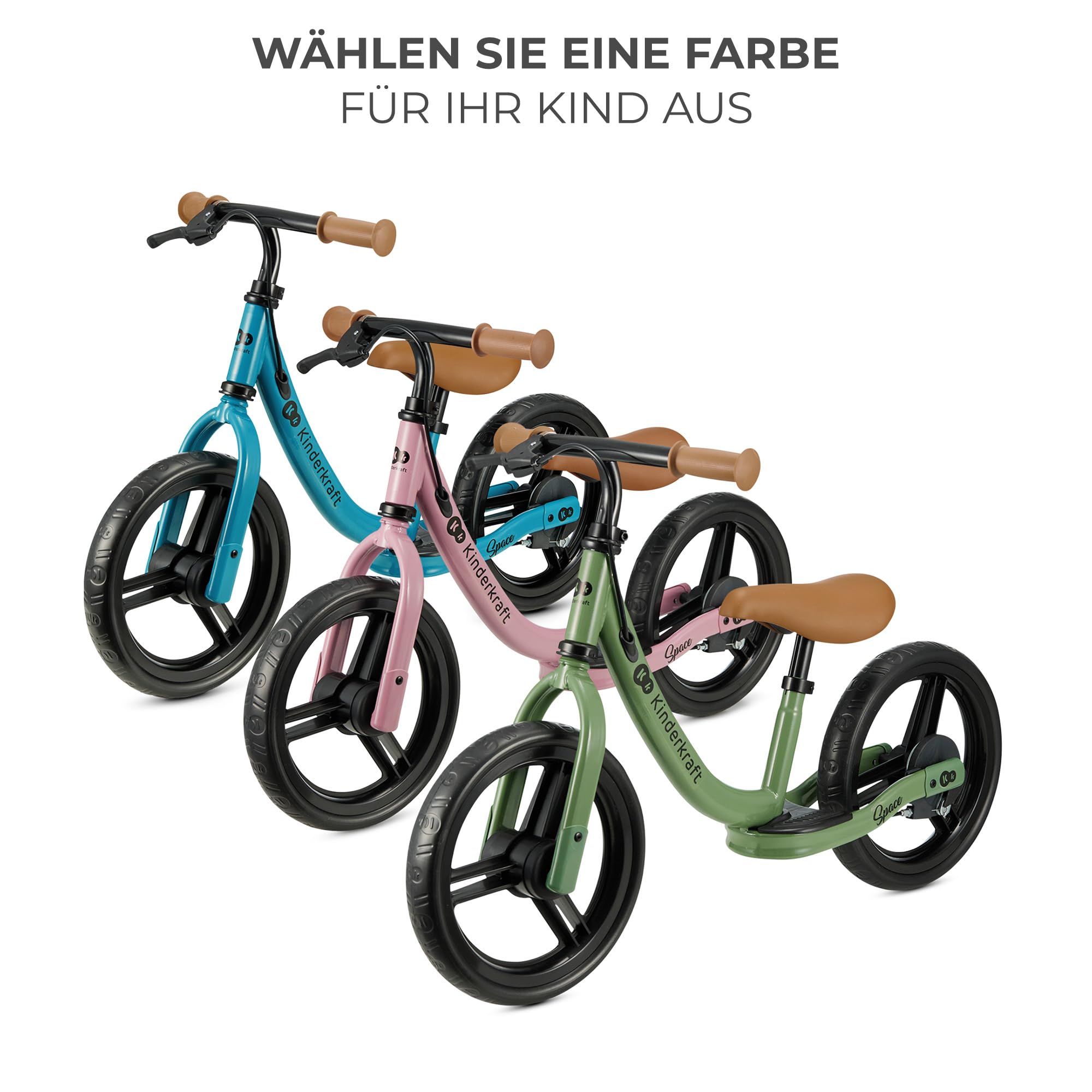 kinderkraft-space-laufrad-pink-metall-12-zoll-mit-bremse image 8