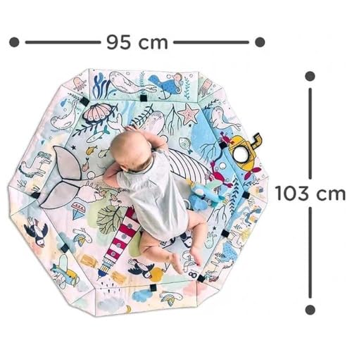 kinderkraft-smartplay-sea-spieldecke-mit-b-llen-und-kissen image 8