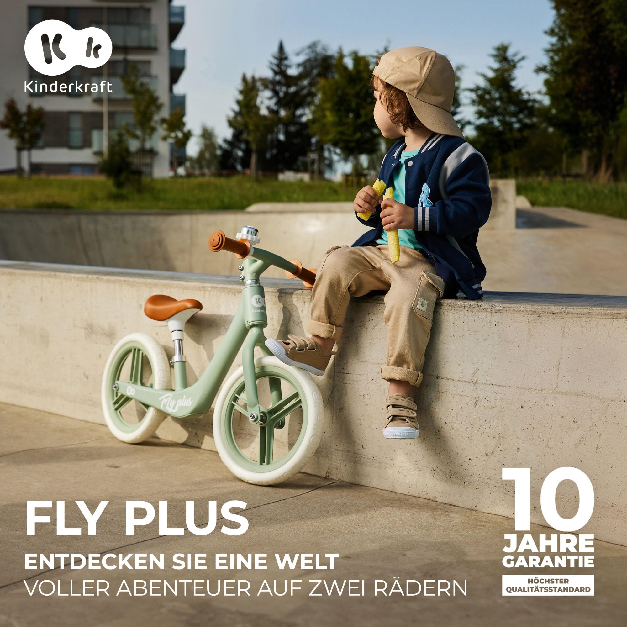kinderkraft-fly-plus-laufrad-rosa-12-zoll-ab-2-jahre image 2