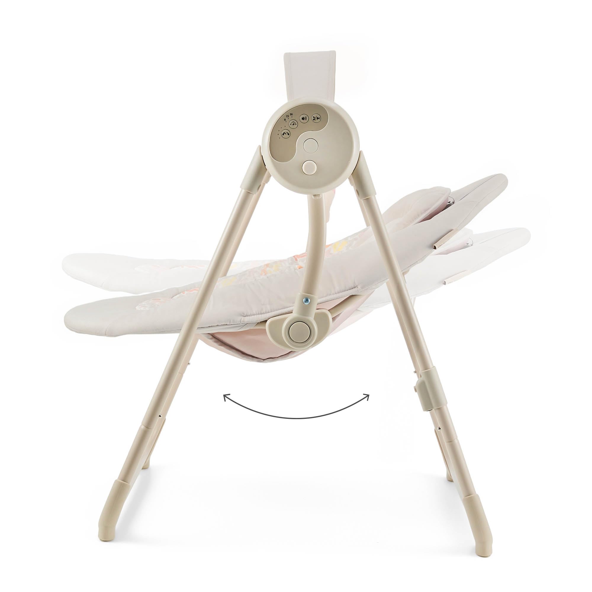 kinderkraft-swingee-elektrische-babywippe-beige-timer image 6