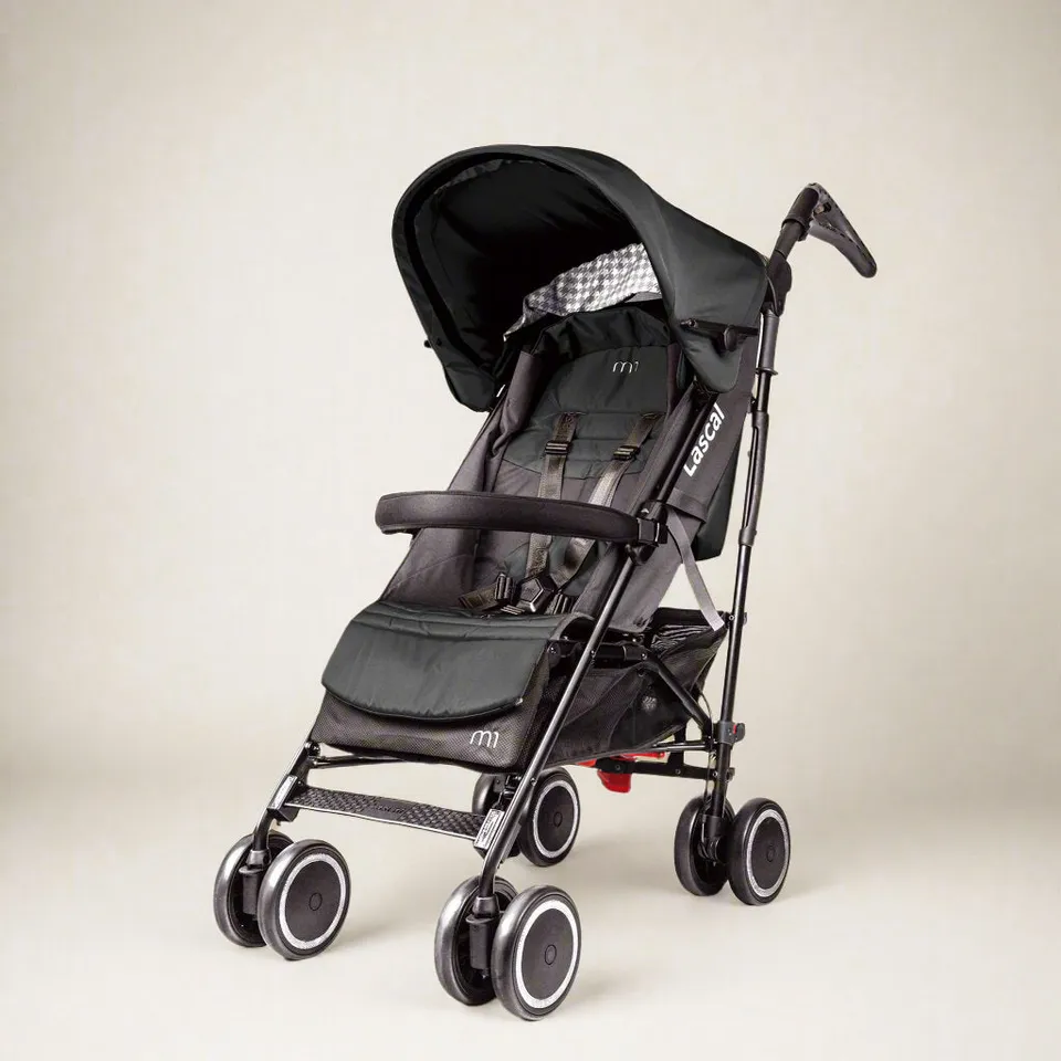 lascal-m1-buggy-kinderwagen-schwarz-22-kg-verstellbarer-griff image 1