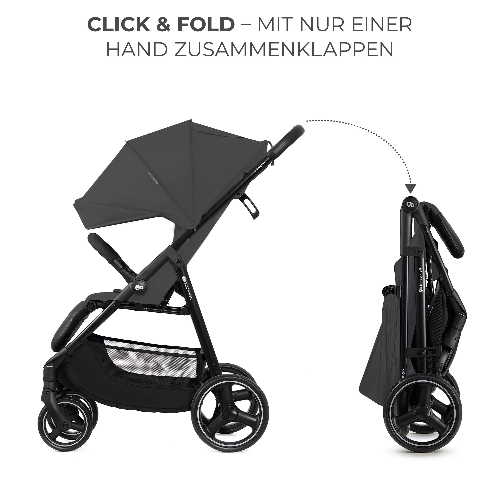 kinderkraft-trig-3-buggy-grau-mit-liegeposition-bis-25-kg image 3