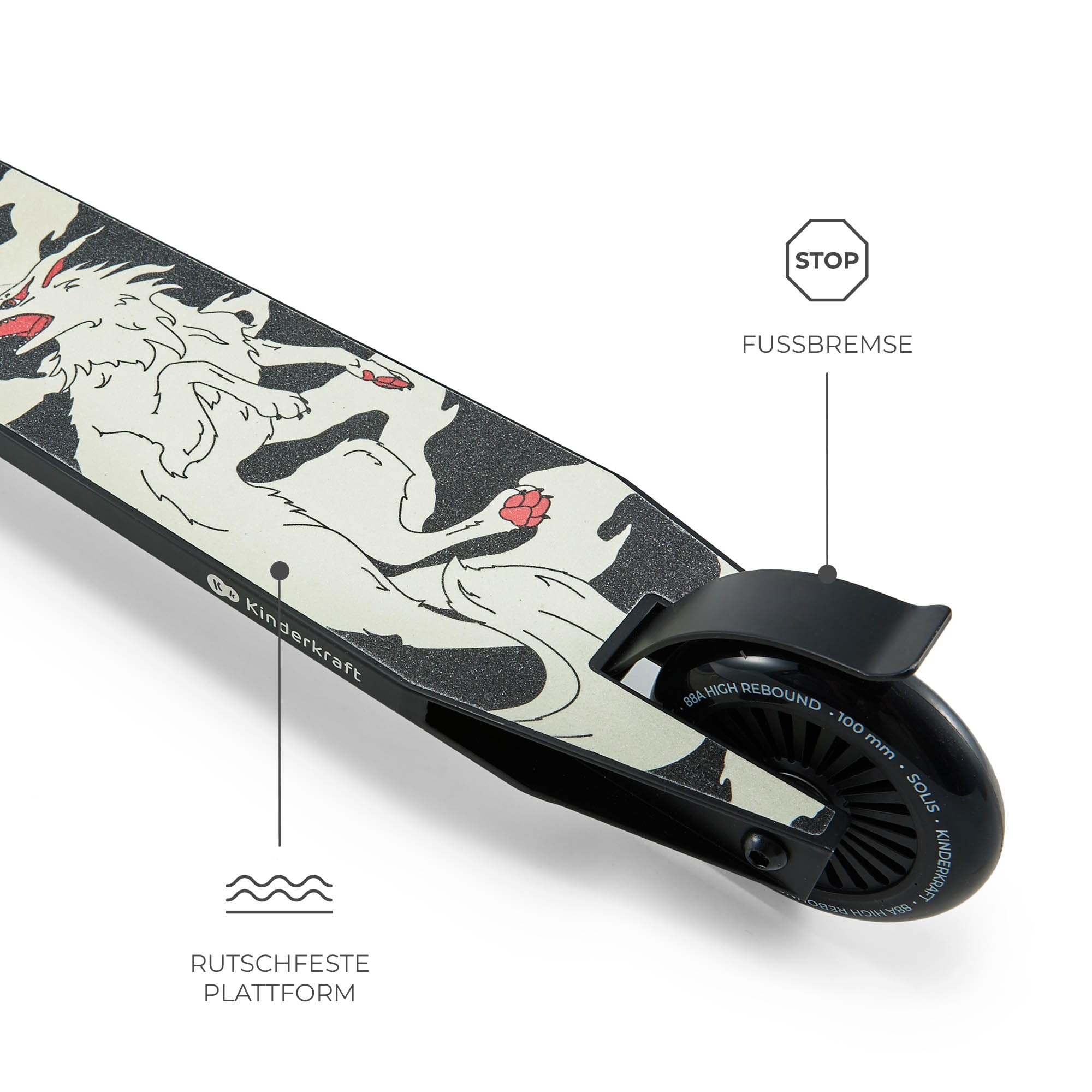 kinderkraft-solis-scooter-schwarz-ab-5-jahre-bis-100-kg image 6