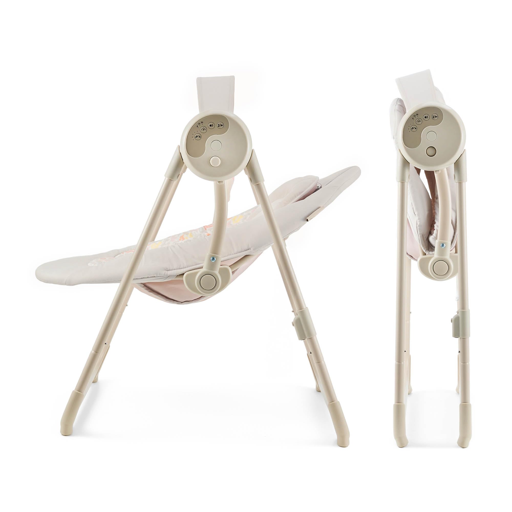 kinderkraft-swingee-elektrische-babywippe-beige-timer image 4